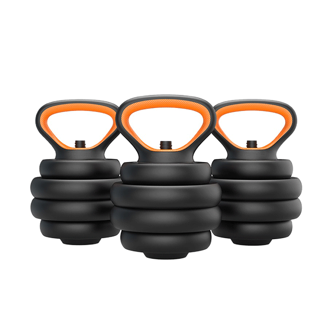 OEM Custom Kettlebell 6-in-1 Weight Lifting Gym Dumbbell Equipment Workout PE Barbell 10/20/30/40/50KG Kettlebell Set