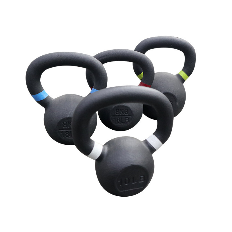 OEM Wholesale Custom Made Kettlebell Set Coated Cast iron Weight Lifting Kettlebell Set