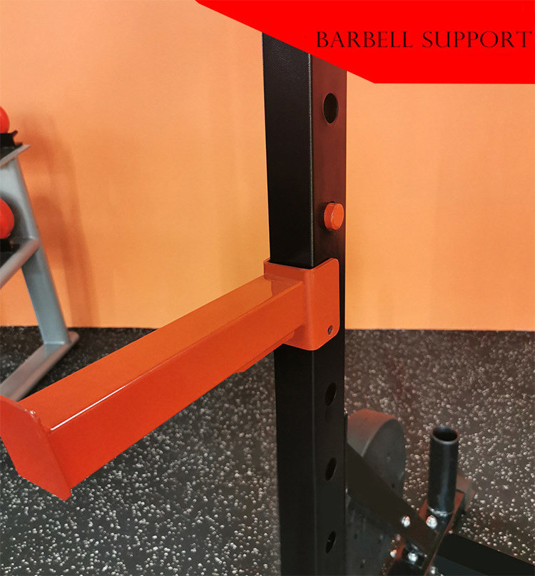 OEM Squat Rack Wholesale Exercise Equipment Adjustable Indoor Weight Bench Adjustable Squat rack