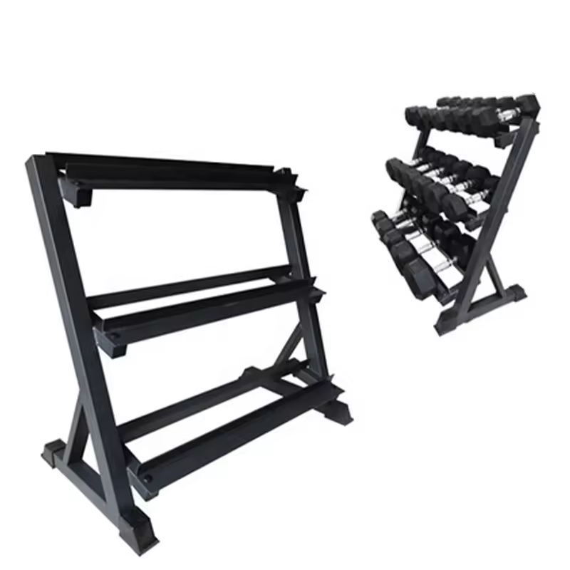 Dumbbell Weight Set With Rack hex Dumbbell Set With Rack black Dumbbell Display Rack