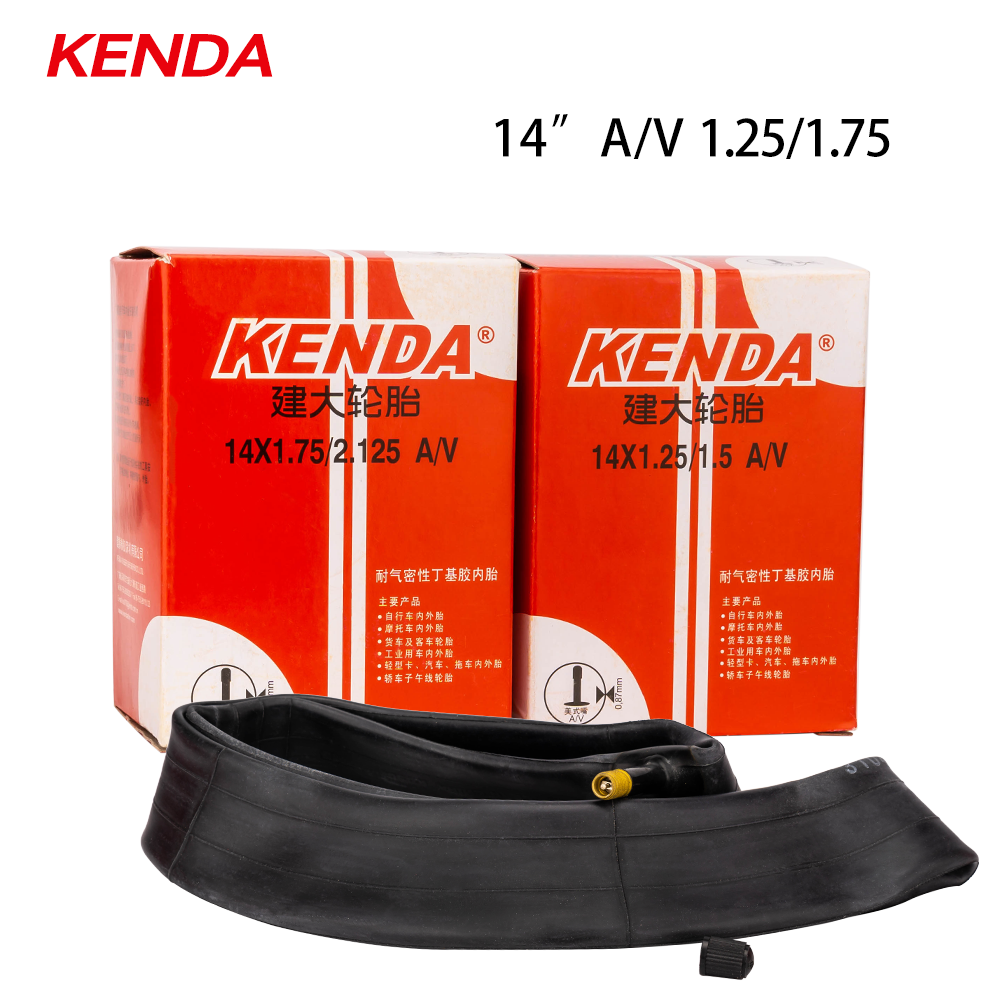 KENDA Highquality  Folding Bicycle Children Kid Bike Tyre Valve Tubes 12 14 16 inch Butyl Rubber AV FV Inner Tube