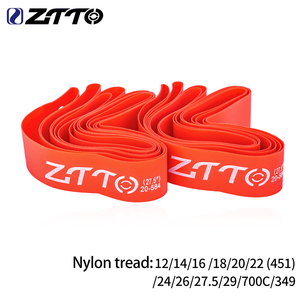 ZTTO Premium Bicycle Tire Liner Nylon Rim Tapes Strips for 12/14/16 /20/22(451)/24/26/27.5/29/700C/349 MTB ROAD Bike Wheelset