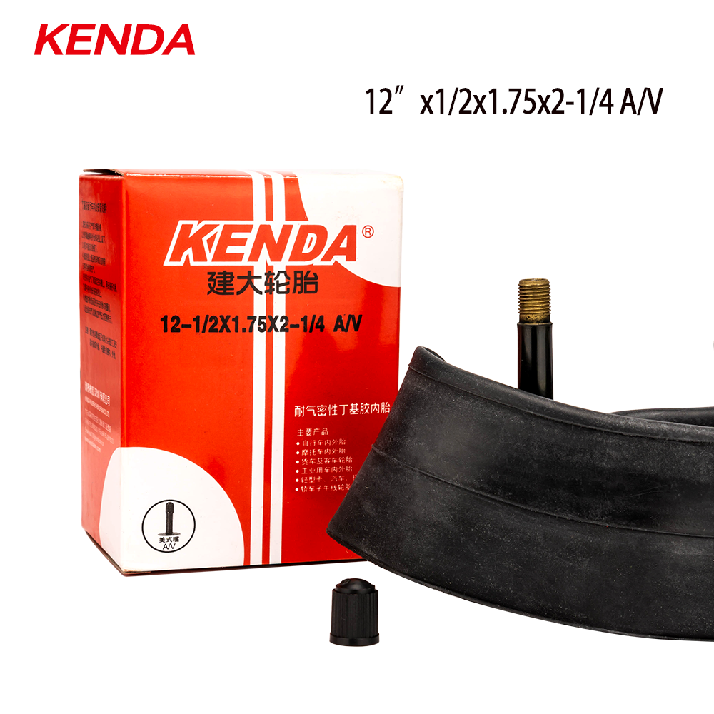 KENDA Highquality  Folding Bicycle Children Kid Bike Tyre Valve Tubes 12 14 16 inch Butyl Rubber AV FV Inner Tube