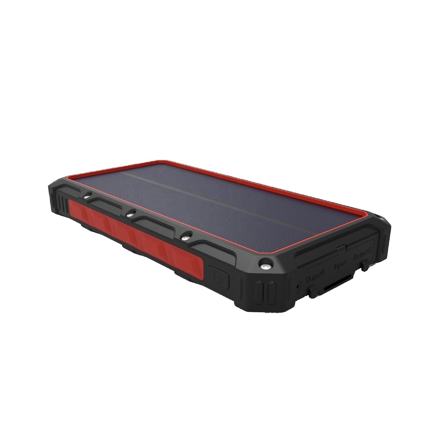 16000mah power bank high capacity waterproof with camping light portable solar panels power bank phone case