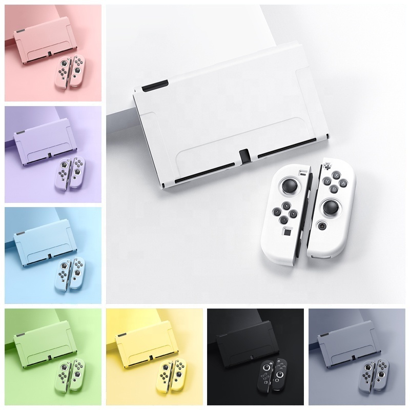 For Nintendo Switch Oled Host Console Protective Case Shell Cover For Ns Oled Host Tpu Protective Video Game Player Cases Games