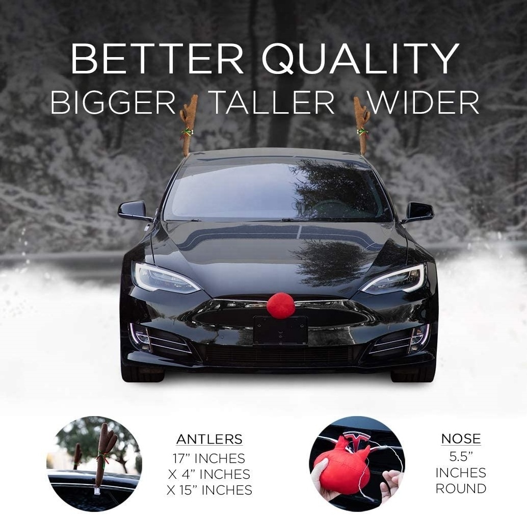 High Quality Reindeer Car Kit Christmas Decorations for Car