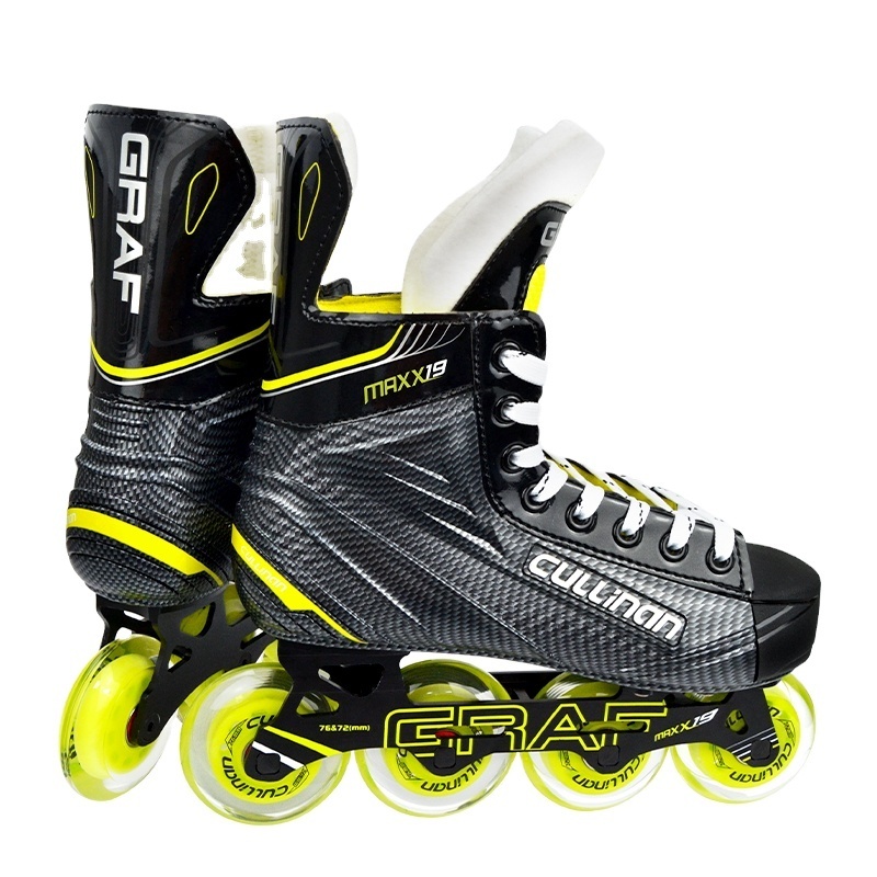 Hot Wholesale High Quality Fashionable 4 Wheels Slalom Roller Skating Shoes for Male Female Children Asia Only