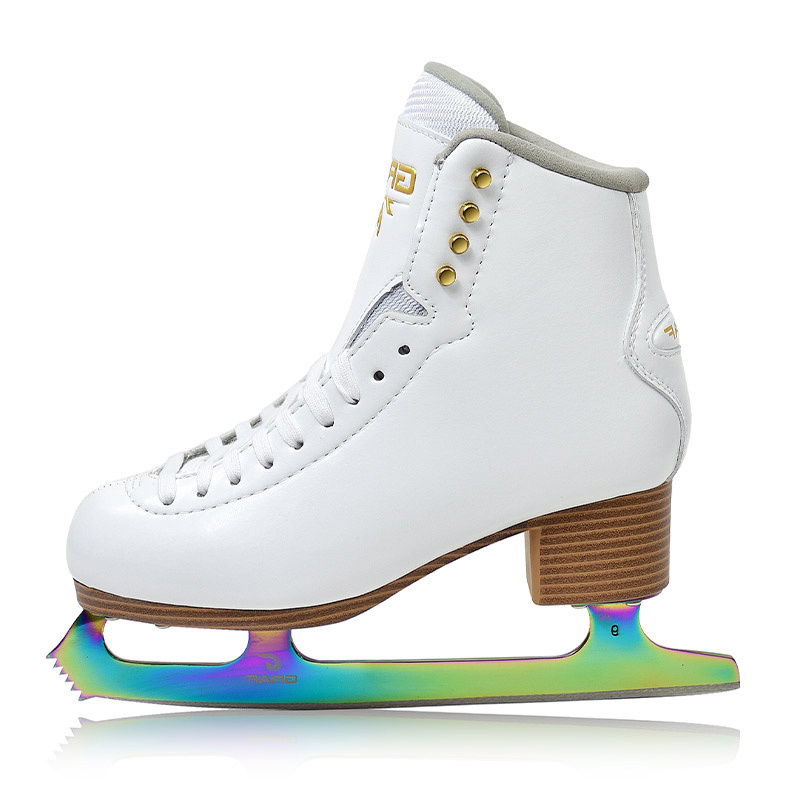 Team Sport Professional Ice Figure Skating Shoes In stock wholesale PU Wheel Figure Ice Skates Asia Only