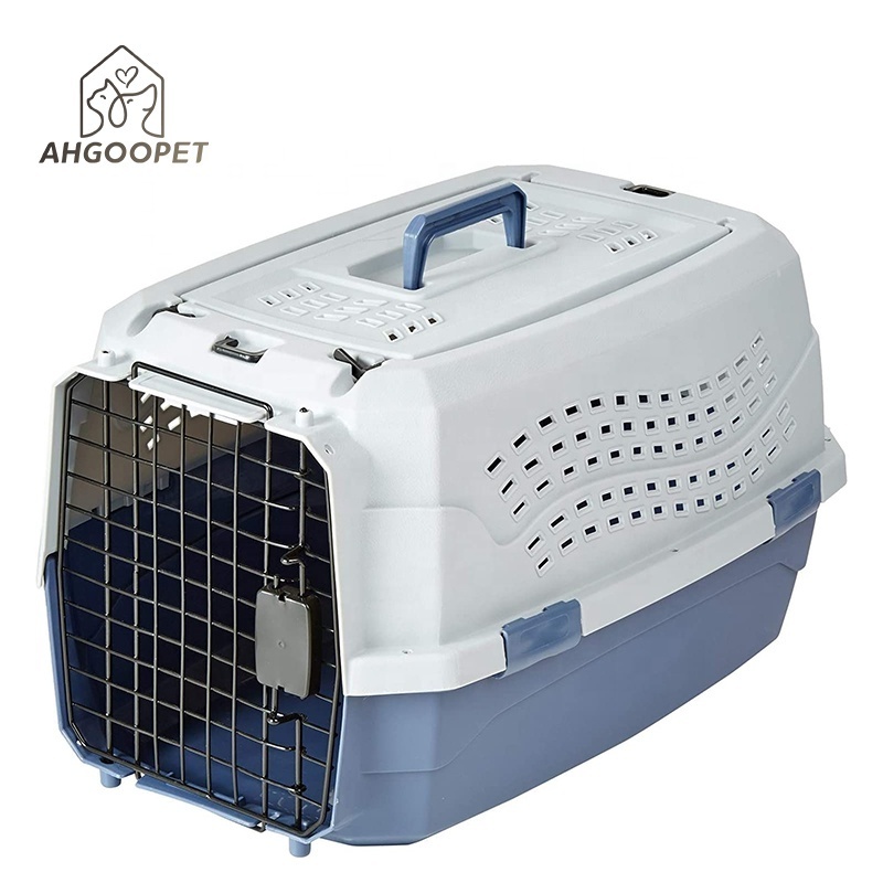 Low Price 2-Door Top Load Hard-Sided Dog and Cat Kennel Travel Carrier