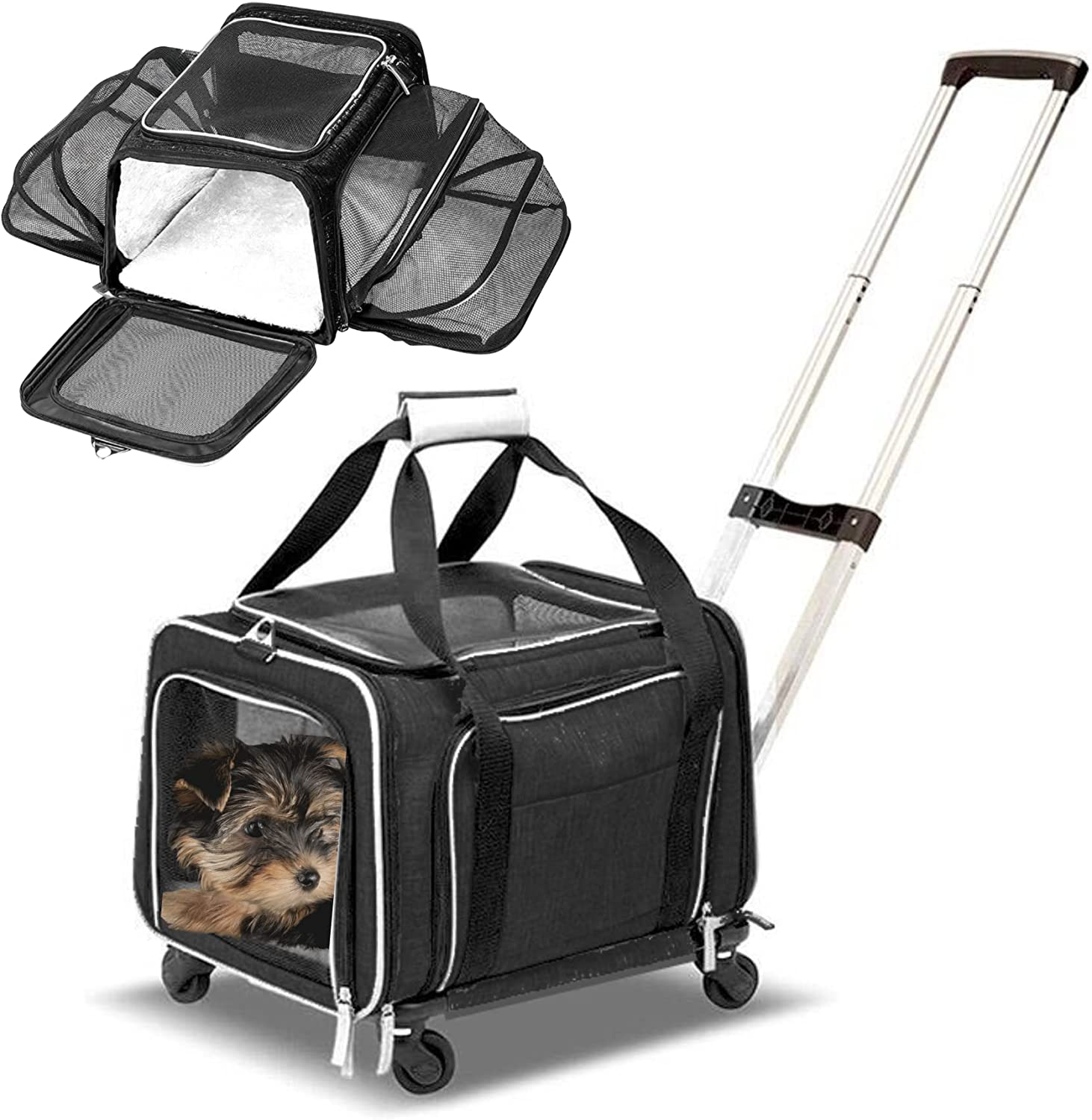 New Design Cat Outdoor pet carrier Bag Large Capacity Trolley Portable Shoulder Cat Backpack Cat Carrier Bag