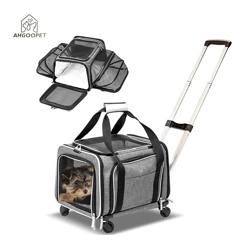 New Design Cat Outdoor pet carrier Bag Large Capacity Trolley Portable Shoulder Cat Backpack Cat Carrier Bag