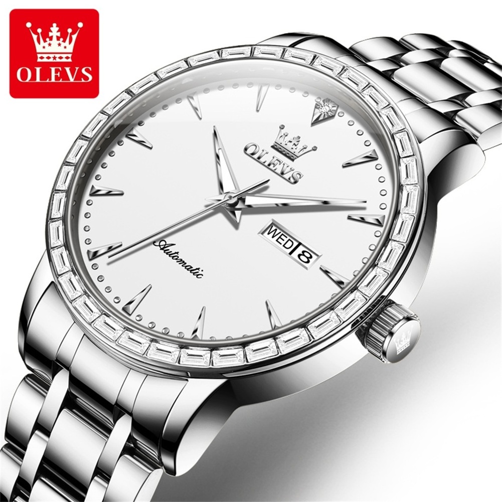 2024 OLEVS 7019 Watch Top Selling Model Fashion Luxury Men's Wristwatches Automatic Mechanical Watch