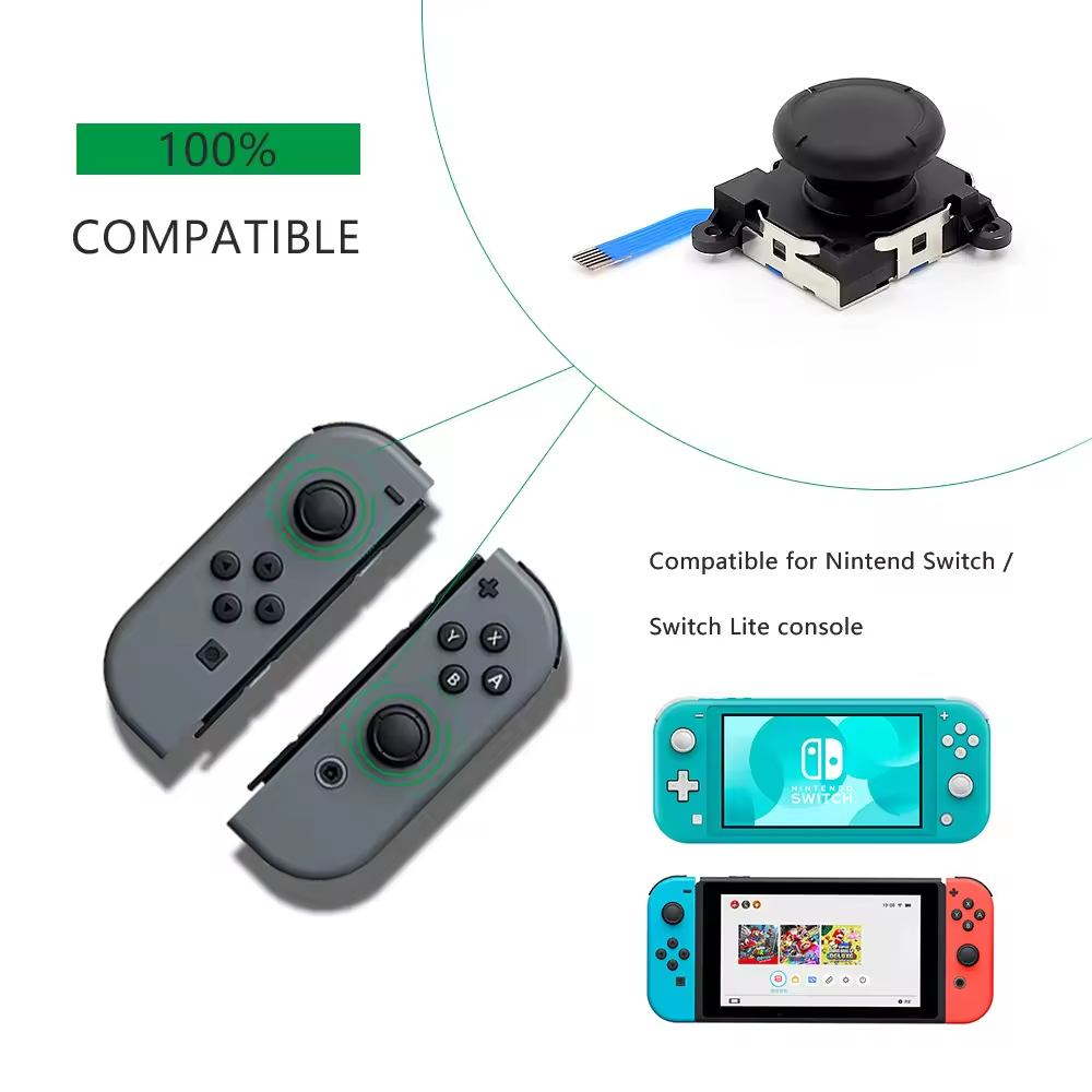 ZTX Original 3D Analog Joystick Repair Part For Nintendo Switch  Switch Oled Joystick Accessories