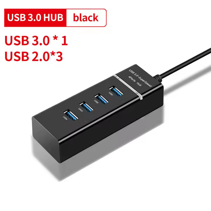 new design usb por hub 3.0 usb adapter hub 4 tb port flash 4 in 1 usb Computer Transfer Data convenient and fast