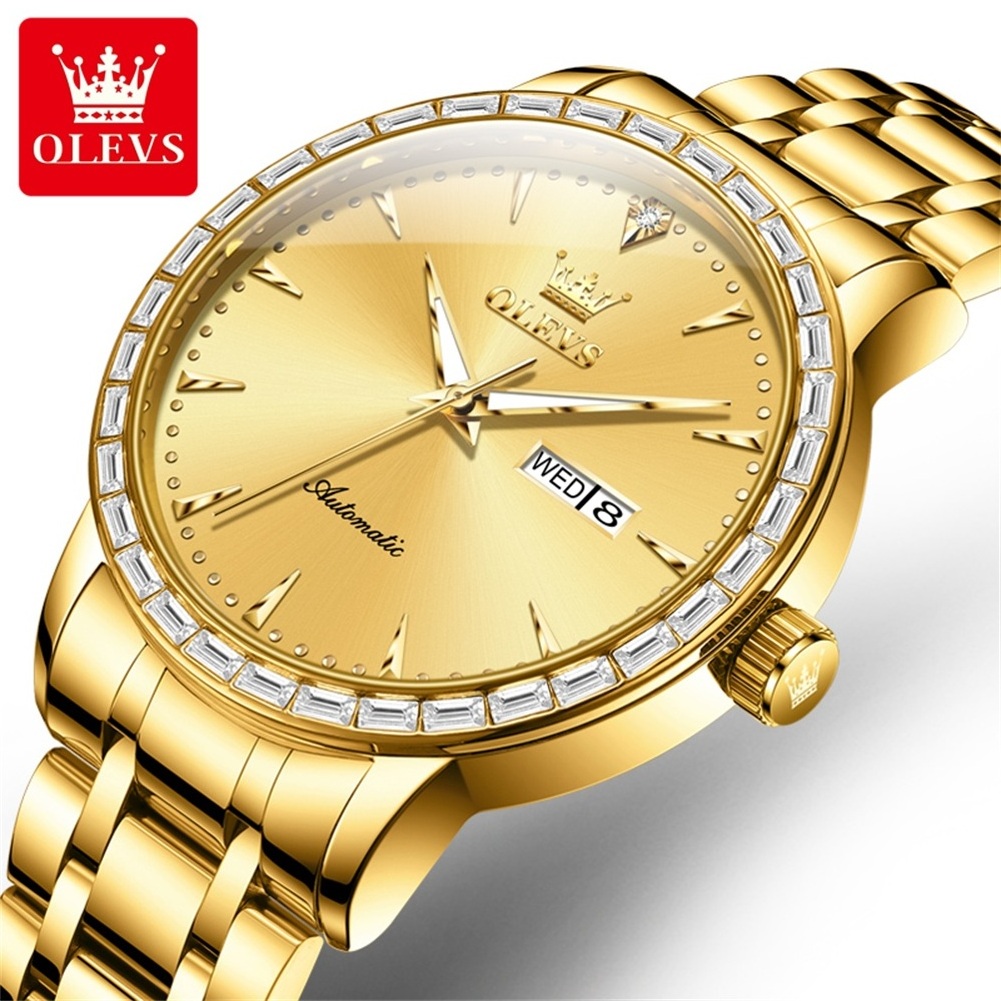 2024 OLEVS 7019 Watch Top Selling Model Fashion Luxury Men's Wristwatches Automatic Mechanical Watch