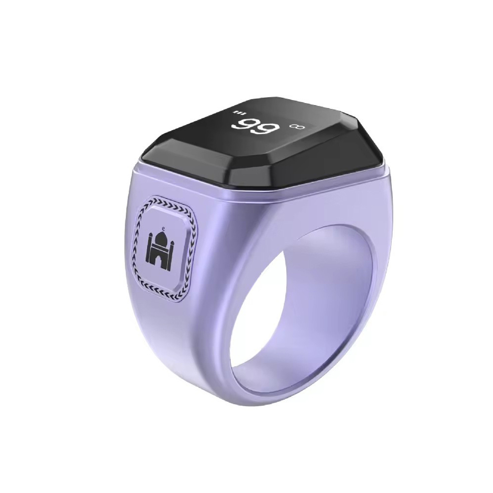 New Wholesale Cheap Price Azan Alarm Clock Smart Tasbeeh Tasbih Zikr Counter Ring Muslim Islamic Gift Smart Counter Digital Ring