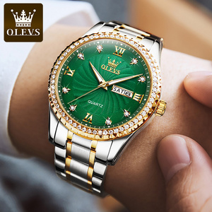 OLEVS 5565 Men Business Quartz WristWatch Water Resistant Hand Watches Fashion Feature Alloy Case Montre Homme Clock