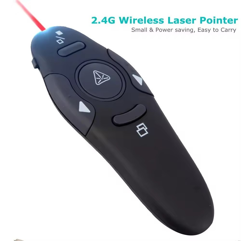 2024 wireless Pointer presenter pointer pen Presentation clicker pen with usb rechargeable pointer