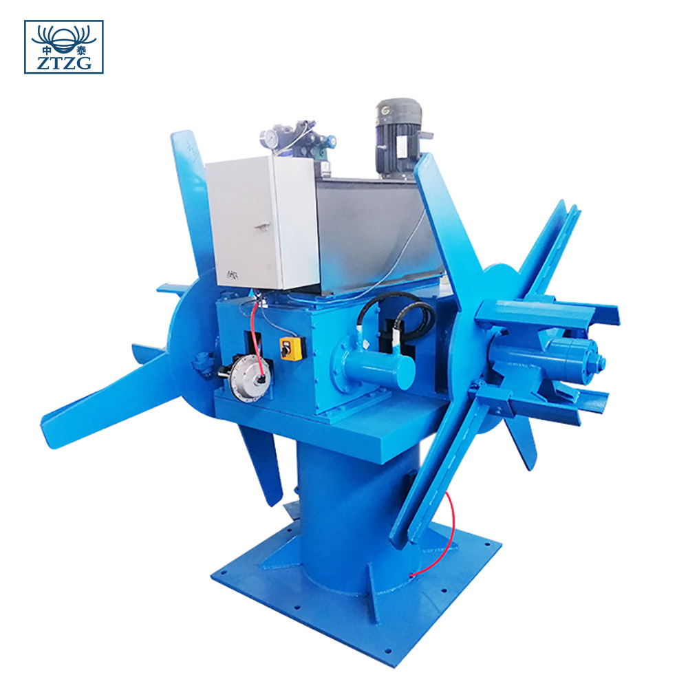 Automatic Hydraulic Single Cone Steel Coil Decoiler Sheet Uncoiler Machine Coil Unwinder Machine