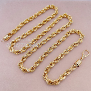 Real 18K Solid Gold Rope Chain For Man Pure Gold Jewelry 18K Au750 Gold Chain Necklace Jewelry Custom Necklace 18k