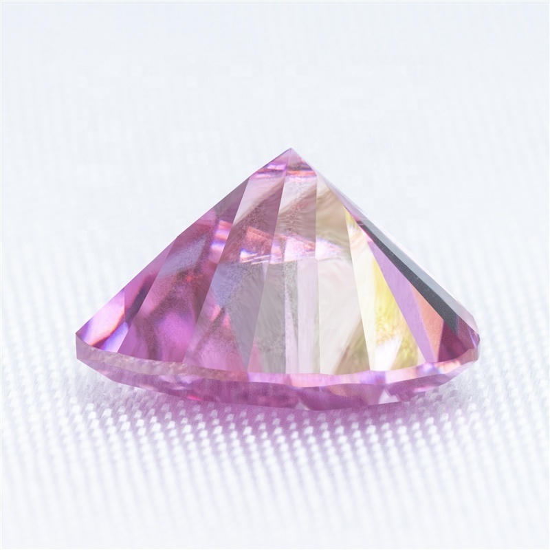 Heart shape Pink color loose moissanite 0.5ct 1ct 2ct 3ct loose gemstone Synthetic Lab Grown diamonds