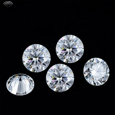 Hot sale 8 heart 8 arrow Cut Moissanite Supplier D Color Round shape GRA Loose diamond 1 Carat White Moissanite Price Per Carat