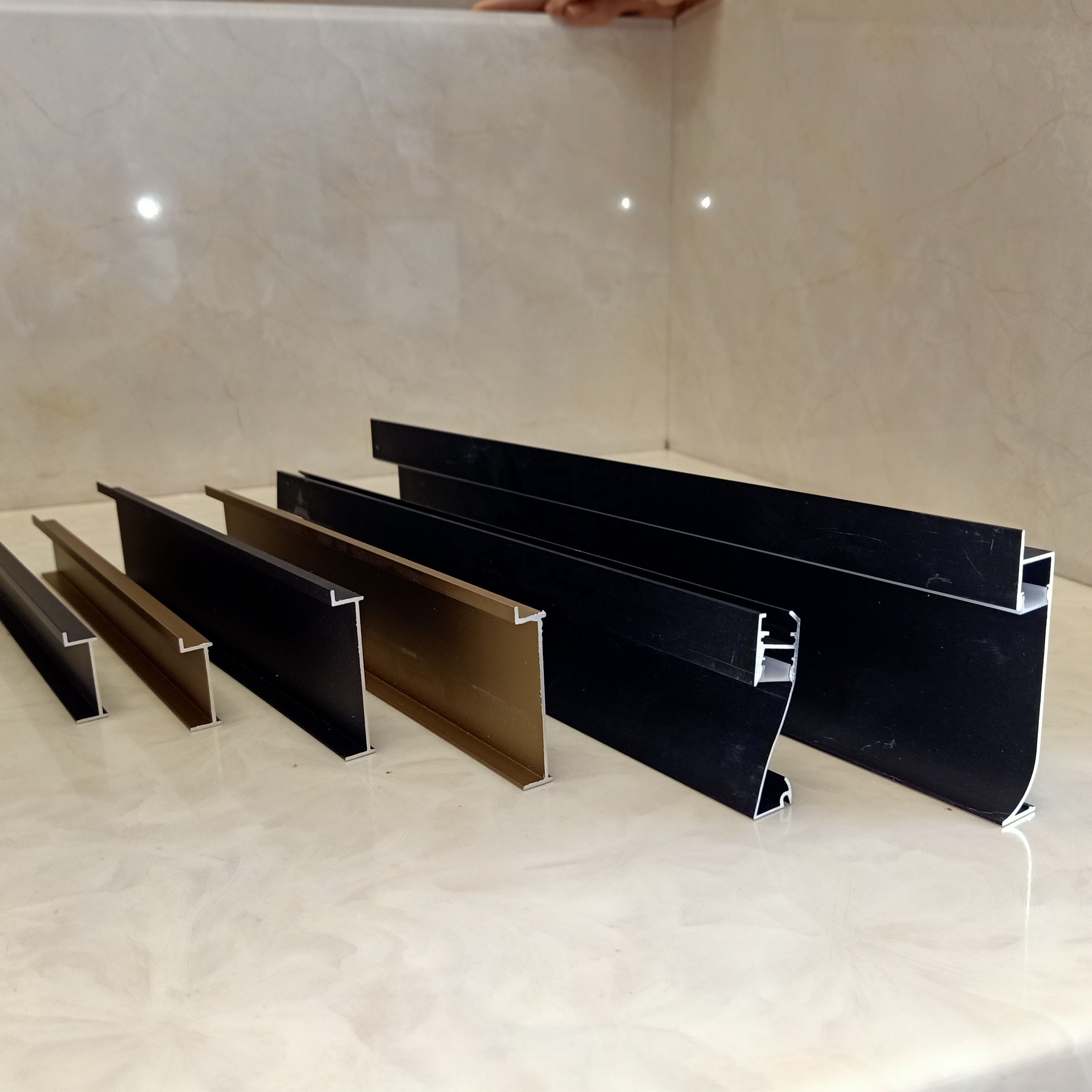 Professional design of wallboard ceiling gold trimming tile trim edge led Metal corner of wall