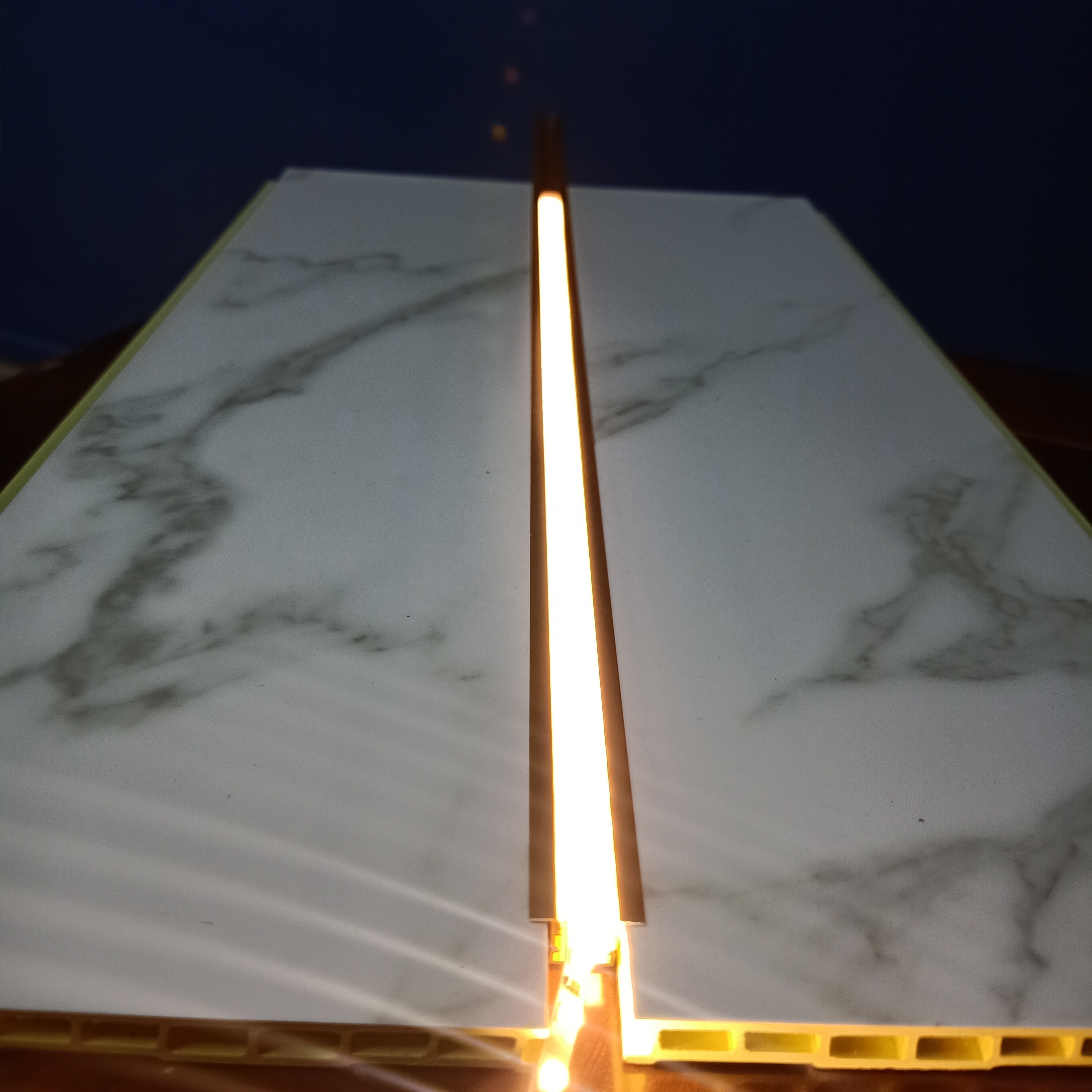 Popular special design ceramic tile inlaid LED lamp Floor metal edge lamp strip Aluminum groove