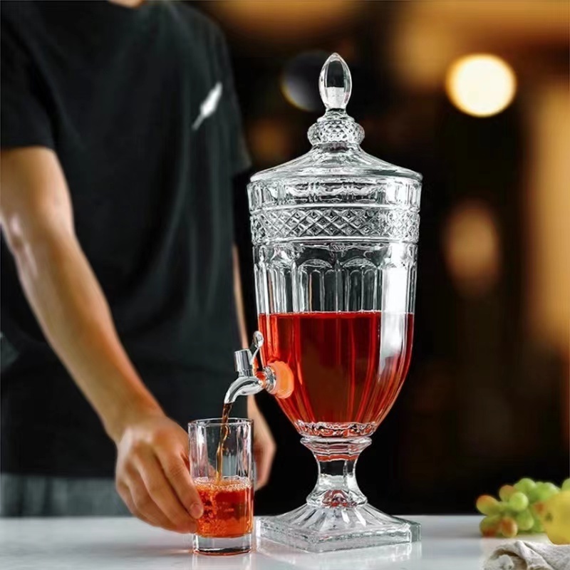 Multifunctional glass wine dispenser Drink dispenser for home use