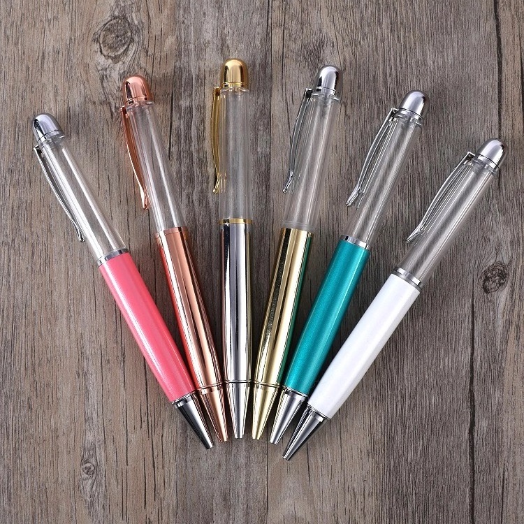 Hot Sale DIY Ballpen Promotional Pens Fat Chunky Empty Tube Ballpoint Pen