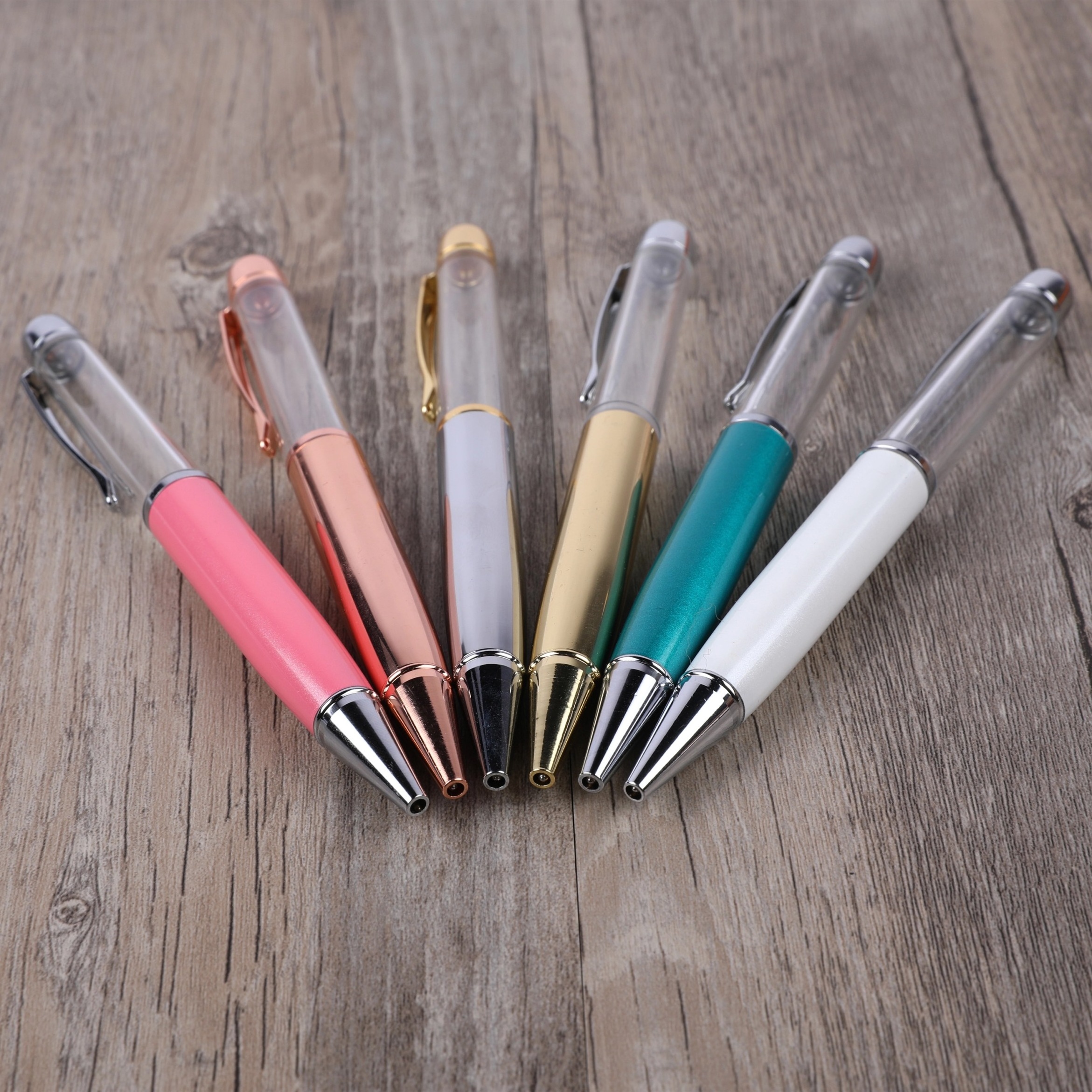 Hot Sale DIY Ballpen Promotional Pens Fat Chunky Empty Tube Ballpoint Pen