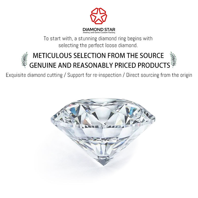 IGI GIA Certified Lab Diamond D E F Color 0.5ct 1ct 2ct 40ct Loose Diamond Wholesale Round Cut CVD HPHT Lab grown Diamond