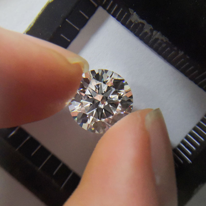 VVS diamonds loose moissanite 1.0mm size in bulk quantity with factory cheap price