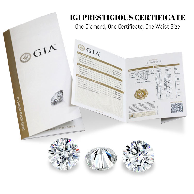 IGI GIA Certified Lab Diamond D E F Color 0.5ct 1ct 2ct 40ct Loose Diamond Wholesale Round Cut CVD HPHT Lab grown Diamond