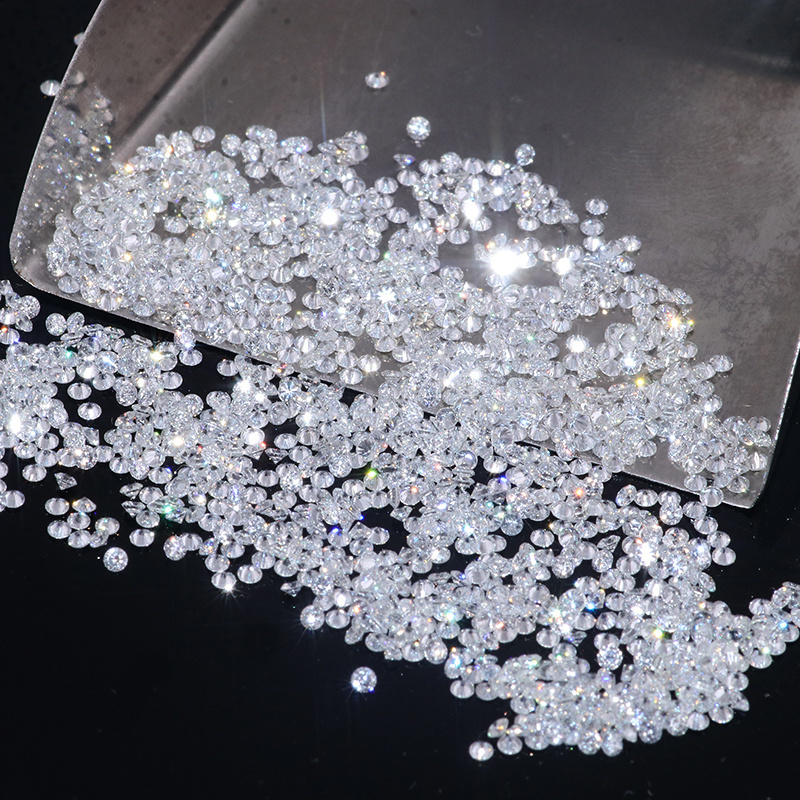 Wholesale Melee 1.35~1.7mm Round Cut Lab Grown Diamond Natural Loose Diamonds Lab Diamond Price