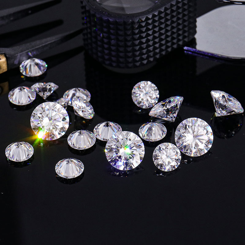 Gra Certificate 100% Pass Moissanite Diamond Tester Colorless Moissanite Stones Perfect Cutting Moissanite Diamond Price