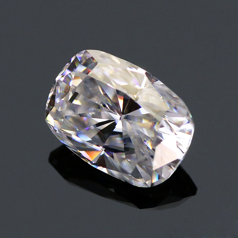 Fancy Shape Elongated Cushion Cut 2ct White Moissanite Diamond DEF Color VVS Clarity Loose Moissanite Gems