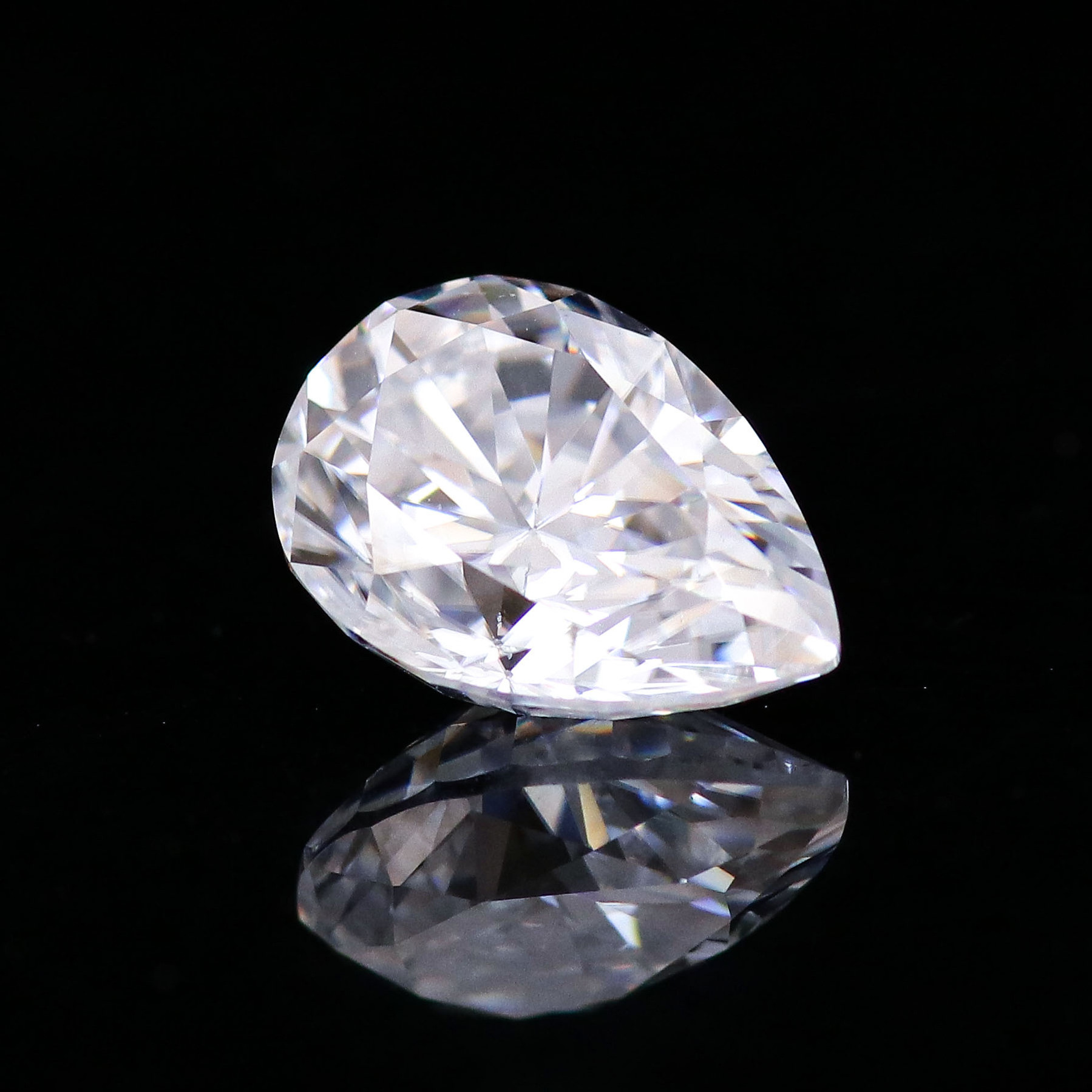 Moissanite manufacturer 1CT Pear cut loose moissanite stone wholesale moissanite for jewelry making