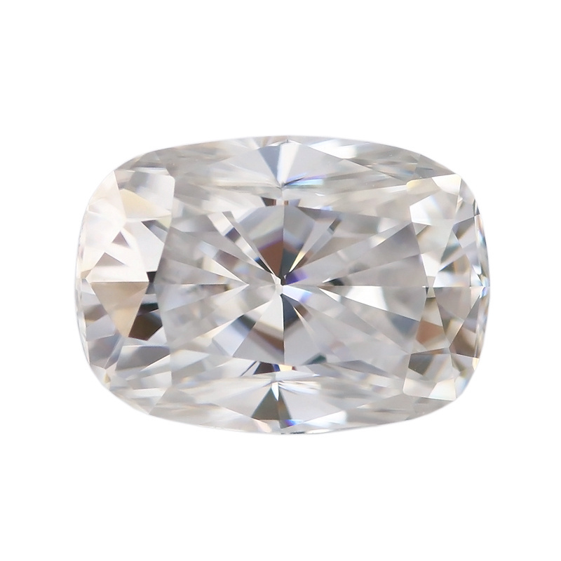 Fancy Shape Elongated Cushion Cut 2ct White Moissanite Diamond DEF Color VVS Clarity Loose Moissanite Gems