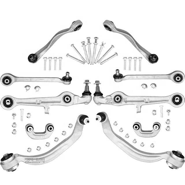 Auto Suspension Parts Front Lower Control Arm 12pcs Kits For Audi a4 A6 B5 8D0498998S1 4D0407509B 8D0407505D