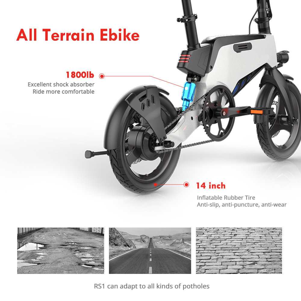 36V Electric City Bike Mountain enduro rear wheel electric foldable bicycle