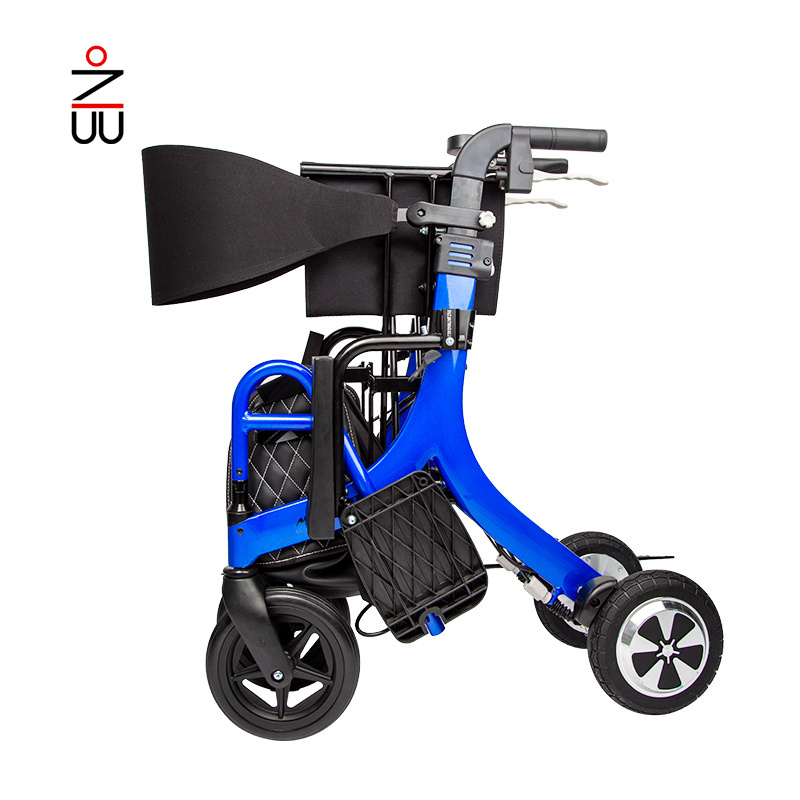 multifunctional mobility electric walker rollator for the elderly