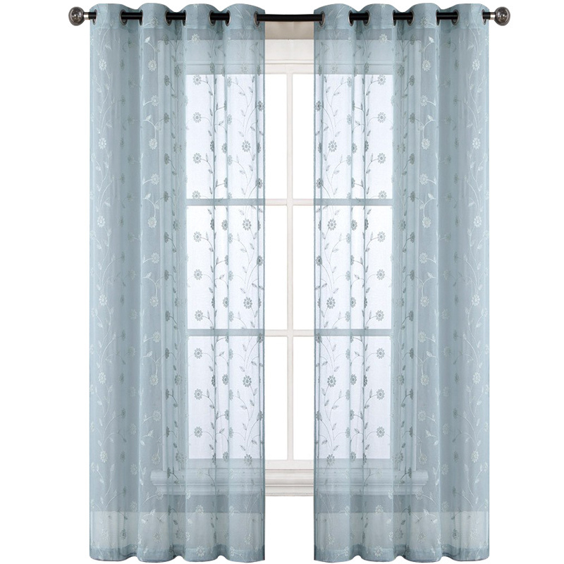 Home Textile decorative embroidery patchwork window curtain made in china