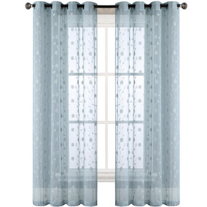 Home Textile decorative embroidery patchwork window curtain made in china