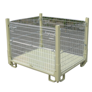 customized Cheap Made In China storage rack warehouse  foldable stillage box storage cage pallet