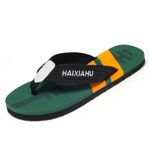 2023 Popular Custom Logo Printed Flip-flop Slippers Mens Summer Beach Flip Flops Rubber Sliders Flip Flop Man