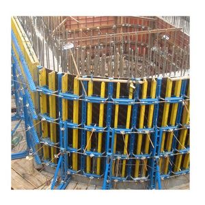 ZULIN adjustable curved bridge pier circular concrete tank h beam formwork