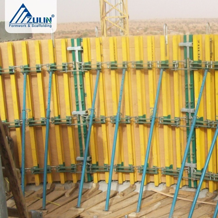 ZULIN adjustable arc concrete casting  water tank wall formwork systems