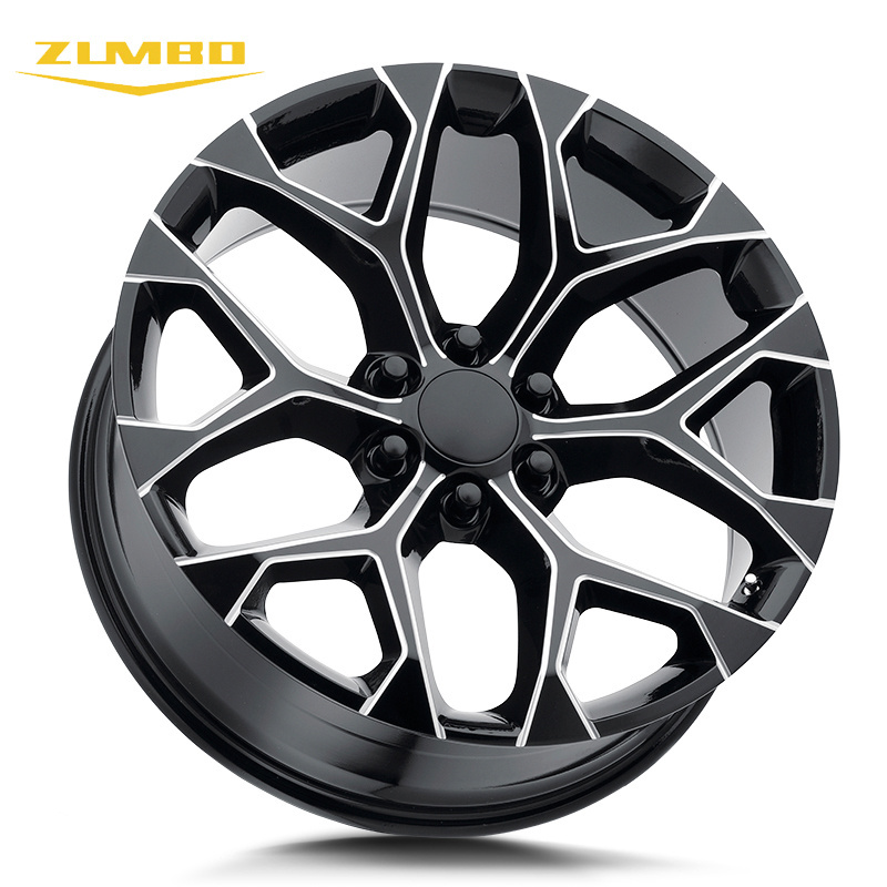 F7359 American Alloy Chrome spoke wheels rims 20 22  24  26 inch 6 lug for cars/truck replica wheel rines snowflake