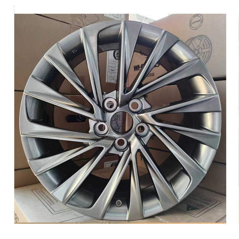 FH1898 Aluminium Alloy Passenger Car Rim Wheel 18 inch 5 hole PCD 5x114.3 replica wheel rim Hyper black